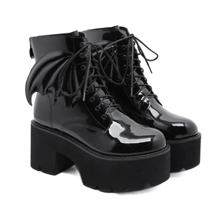 Darkwear fashion boots and platforms for women built for the alternative underground 