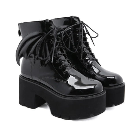 Darkwear fashion boots and platforms for women built for the alternative underground 
