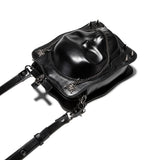 Skull bag worn crossbody dark fashion goth women alternative style