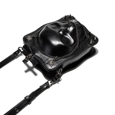 Skull bag worn crossbody dark fashion goth women alternative style